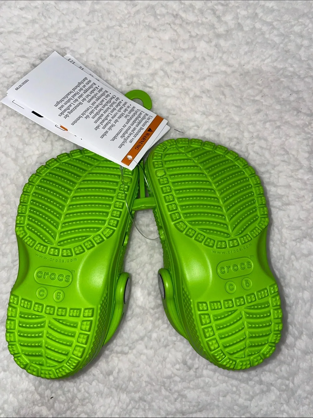 CROCS Little Kids Classic Clog in Croc Green
